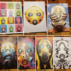 NIB 7 Pcs. 2019 ComiCon Borderlands Art